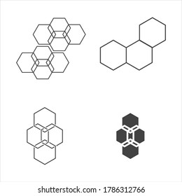 Diseño de la ilustración de la textura de fondo del combo de abeja