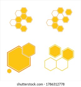 Honeycomb background texture illustration design