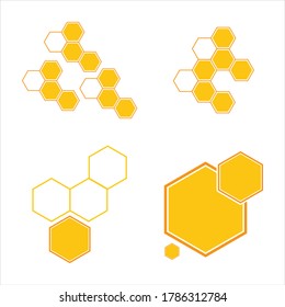 Honeycomb background texture illustration design