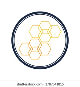 Diseño de la ilustración de la textura de fondo del combo de abeja