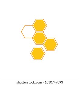 Honeycomb background texture illustration design