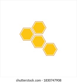 Honeycomb background texture illustration design