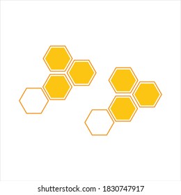 Honeycomb background texture illustration design