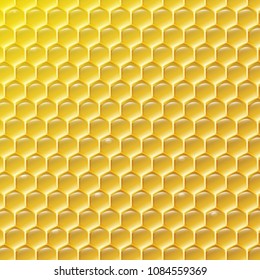 Honeycomb background texture vector.