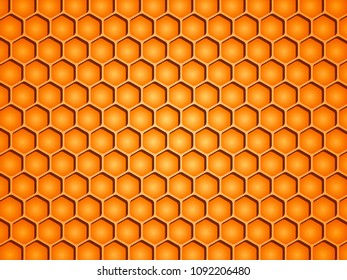 Honeycomb background. Vector illustration.