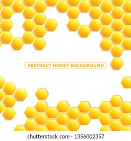 Honeycomb background vector illustration