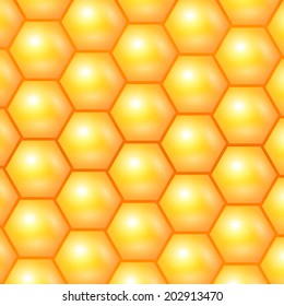 Honeycomb background. Vector illustration.