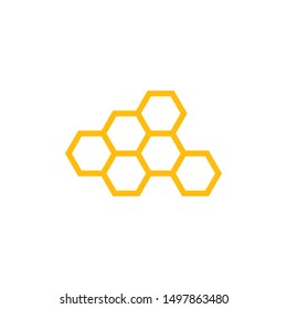 Honeycomb Background. Vector Illustration of Geometric Hexagons Background