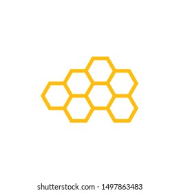 Honeycomb Background. Vector Illustration of Geometric Hexagons Background