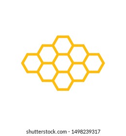 Honeycomb Background. Vector Illustration of Geometric Hexagons Background