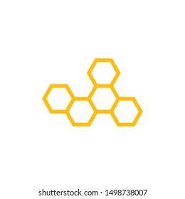 Fondo de Honeycomb. Fondo de ilustración vectorial de las exageraciones geométricas