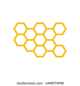 Honeycomb Background. Vector Illustration of Geometric Hexagons Background