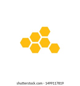 Honeycomb Background. Vector Illustration of Geometric Hexagons Background