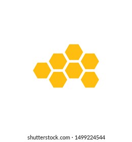 Honeycomb Background. Vector Illustration of Geometric Hexagons Background