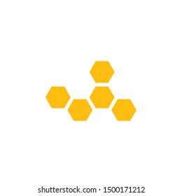 Honeycomb Background. Vector Illustration of Geometric Hexagons Background