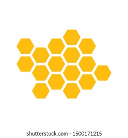 Honeycomb Background. Vector Illustration of Geometric Hexagons Background