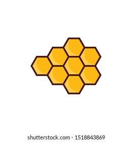 Honeycomb Background. Vector Illustration of Geometric Hexagons Background