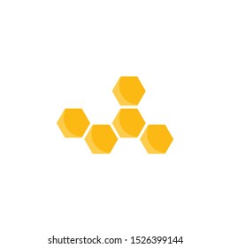 Honeycomb Background. Vector Illustration of Geometric Hexagons Background