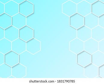 Honeycomb background. Vector stock illustration for poster
