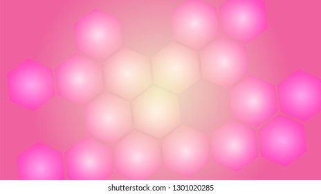 Honeycomb background,gradient Hexagons pattern, vector illustration - Vector