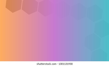 Honeycomb background,gradient Hexagons pattern, vector illustration - Vector