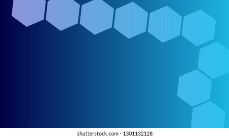 Honeycomb background,gradient Hexagons pattern, vector illustration - Vector