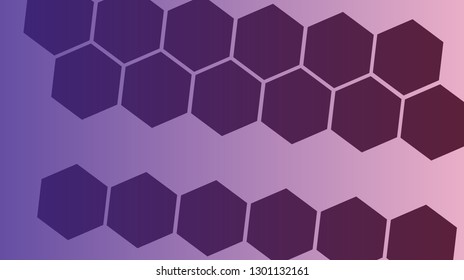 Honeycomb background,gradient Hexagons pattern, vector illustration - Vector