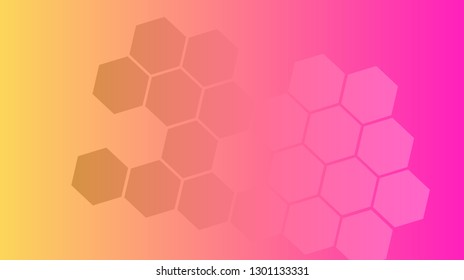 Honeycomb background,gradient Hexagons pattern, vector illustration - Vector