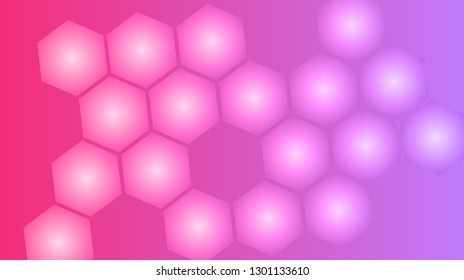 Honeycomb background,gradient Hexagons pattern, vector illustration - Vector