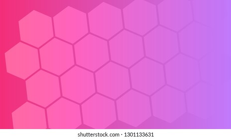 Honeycomb background,gradient Hexagons pattern, vector illustration - Vector