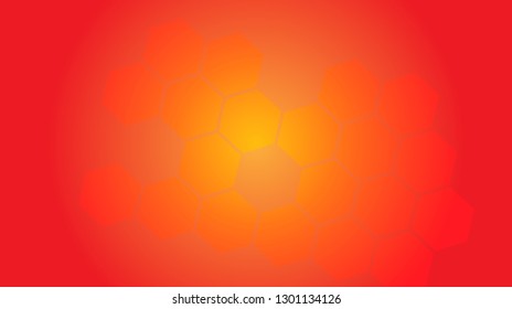 Honeycomb background,gradient Hexagons pattern, vector illustration - Vector