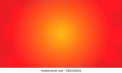 Honeycomb background,gradient Hexagons pattern, vector illustration - Vector