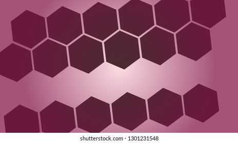 Honeycomb background,gradient Hexagons pattern, vector illustration - Vector