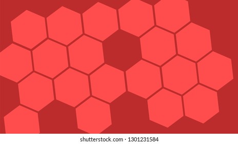 Honeycomb background,gradient Hexagons pattern, vector illustration - Vector