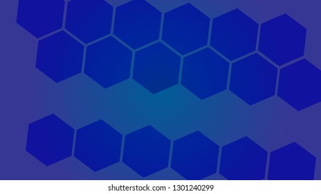 Honeycomb background,gradient Hexagons pattern, vector illustration - Vector