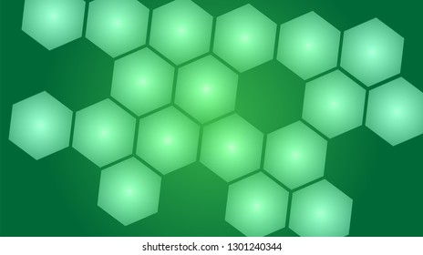 Honeycomb background,gradient Hexagons pattern, vector illustration - Vector