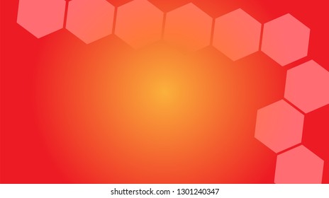 Honeycomb background,gradient Hexagons pattern, vector illustration - Vector