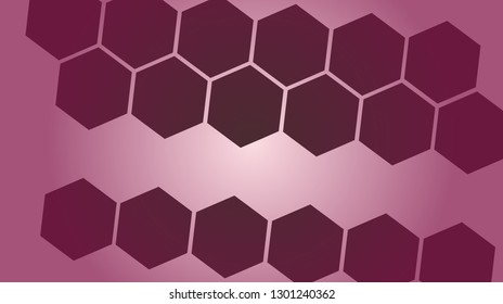 Honeycomb background,gradient Hexagons pattern, vector illustration - Vector