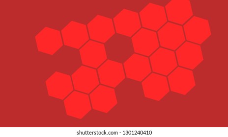 Honeycomb background,gradient Hexagons pattern, vector illustration - Vector