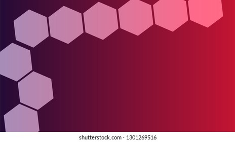 Honeycomb background,gradient Hexagons pattern, vector illustration - Vector