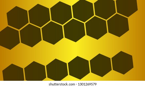 Honeycomb background,gradient Hexagons pattern, vector illustration - Vector