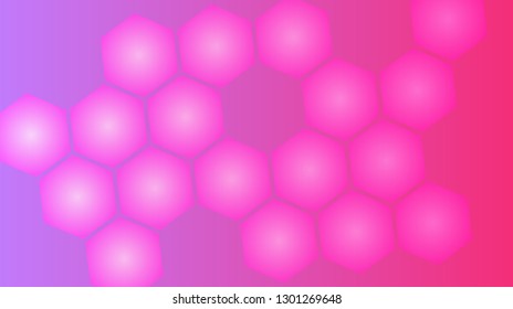 Honeycomb background,gradient Hexagons pattern, vector illustration - Vector