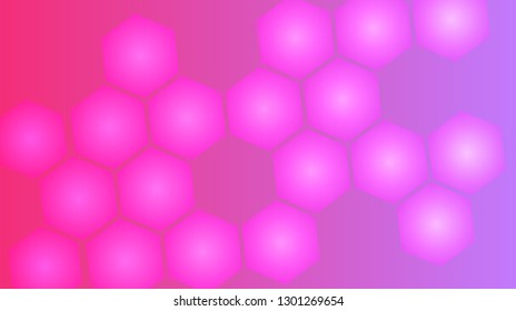 Honeycomb background,gradient Hexagons pattern, vector illustration - Vector