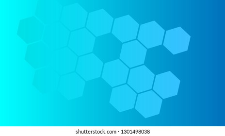 Honeycomb background,gradient Hexagons pattern, vector illustration - Vector