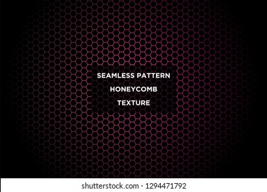 Honeycomb background,gradient seamless hexagons pattern, vector illustration - Vector