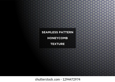 Honeycomb background,gradient seamless hexagons pattern, vector illustration - Vector