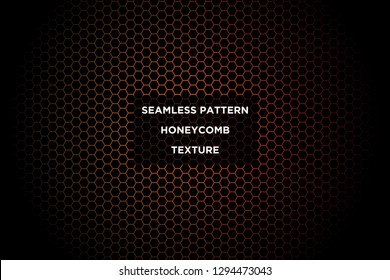 Honeycomb background,gradient seamless hexagons pattern, vector illustration - Vector