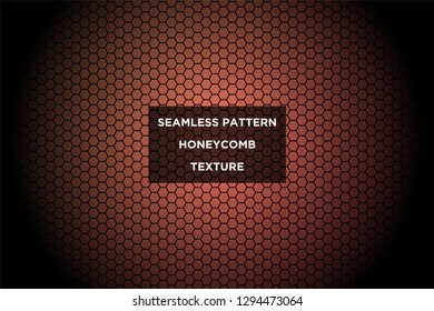 Honeycomb background,gradient seamless hexagons pattern, vector illustration - Vector