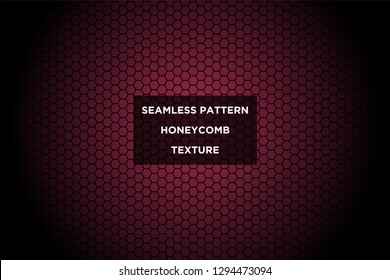 Honeycomb background,gradient seamless hexagons pattern, vector illustration - Vector