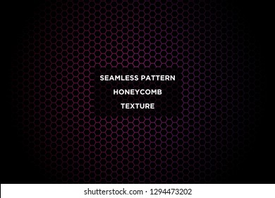 Honeycomb background,gradient seamless hexagons pattern, vector illustration - Vector